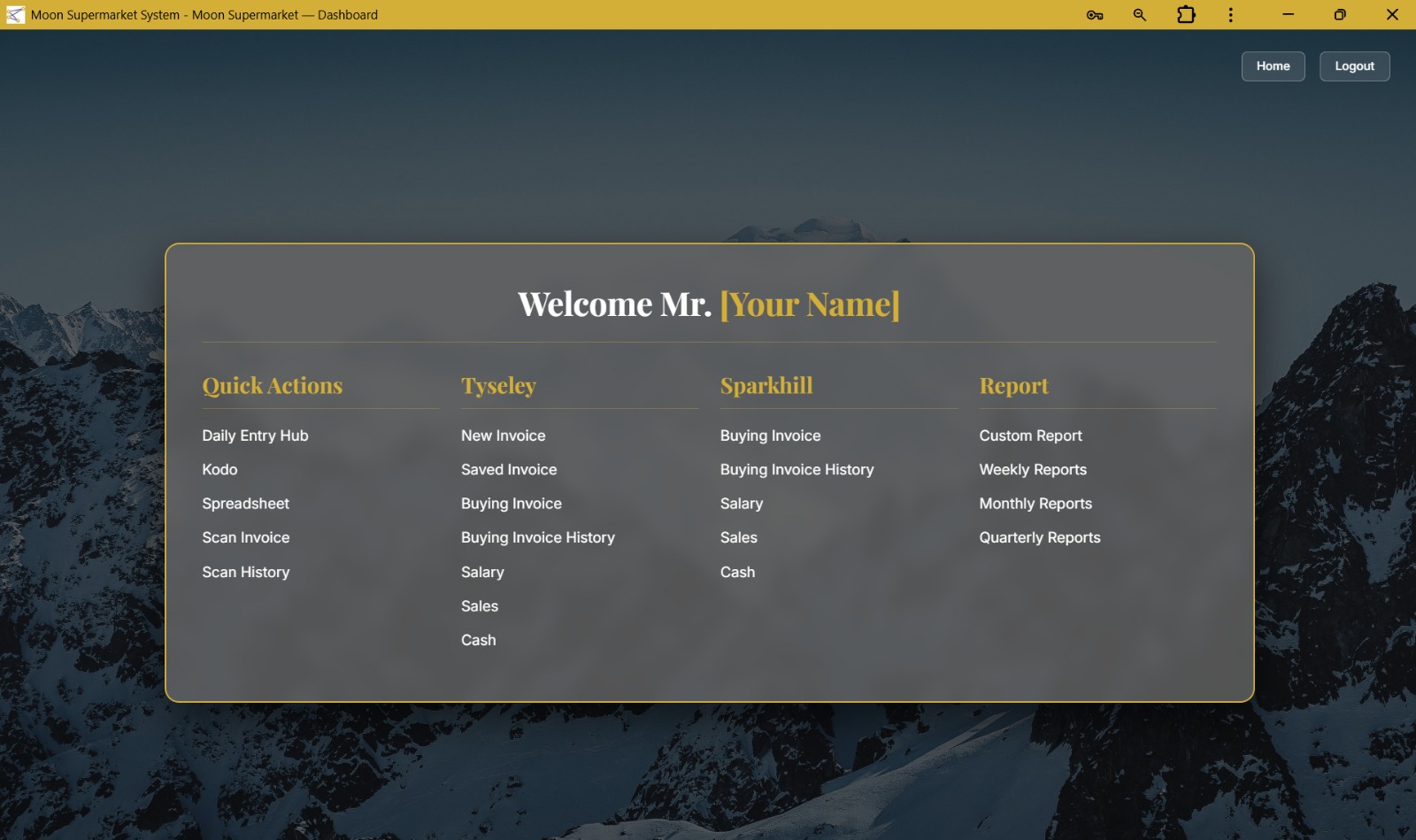 The finished product in use — hero view of the client build